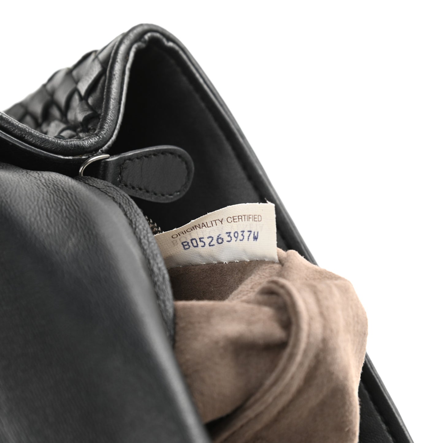 Nappa Intrecciato Large Olimpia Bag Black