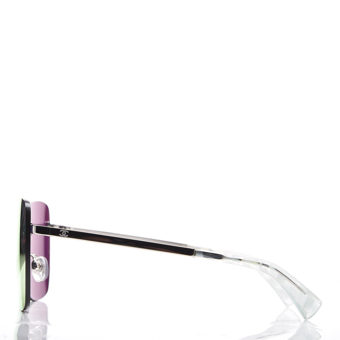 Shield Runway Sunglasses 4215 Silver Red