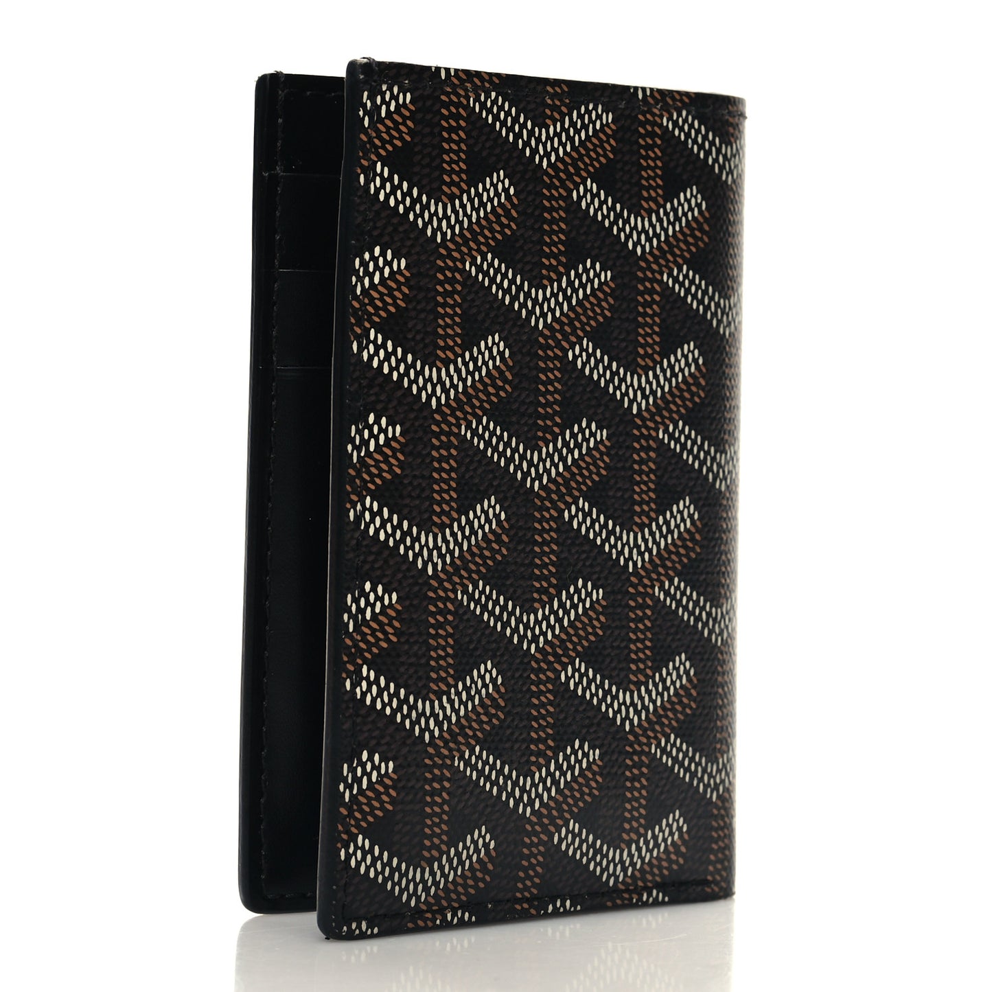 Goyardine Saint Pierre Card Holder Black
