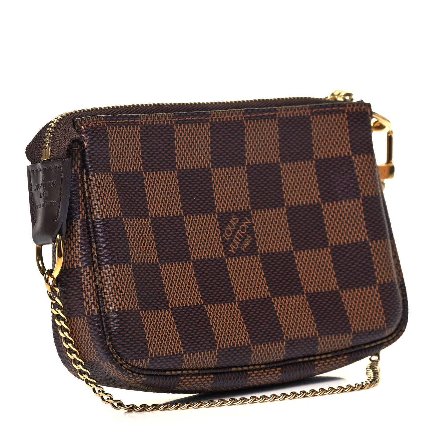 Louis Vuitton Damier Ebene Mini Pochette Accessories 3 of 9