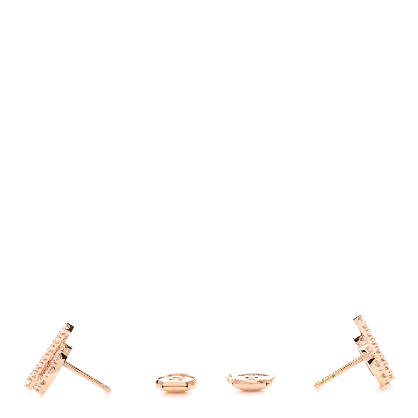 18K Rose Gold Diamond Finesse Earrings
