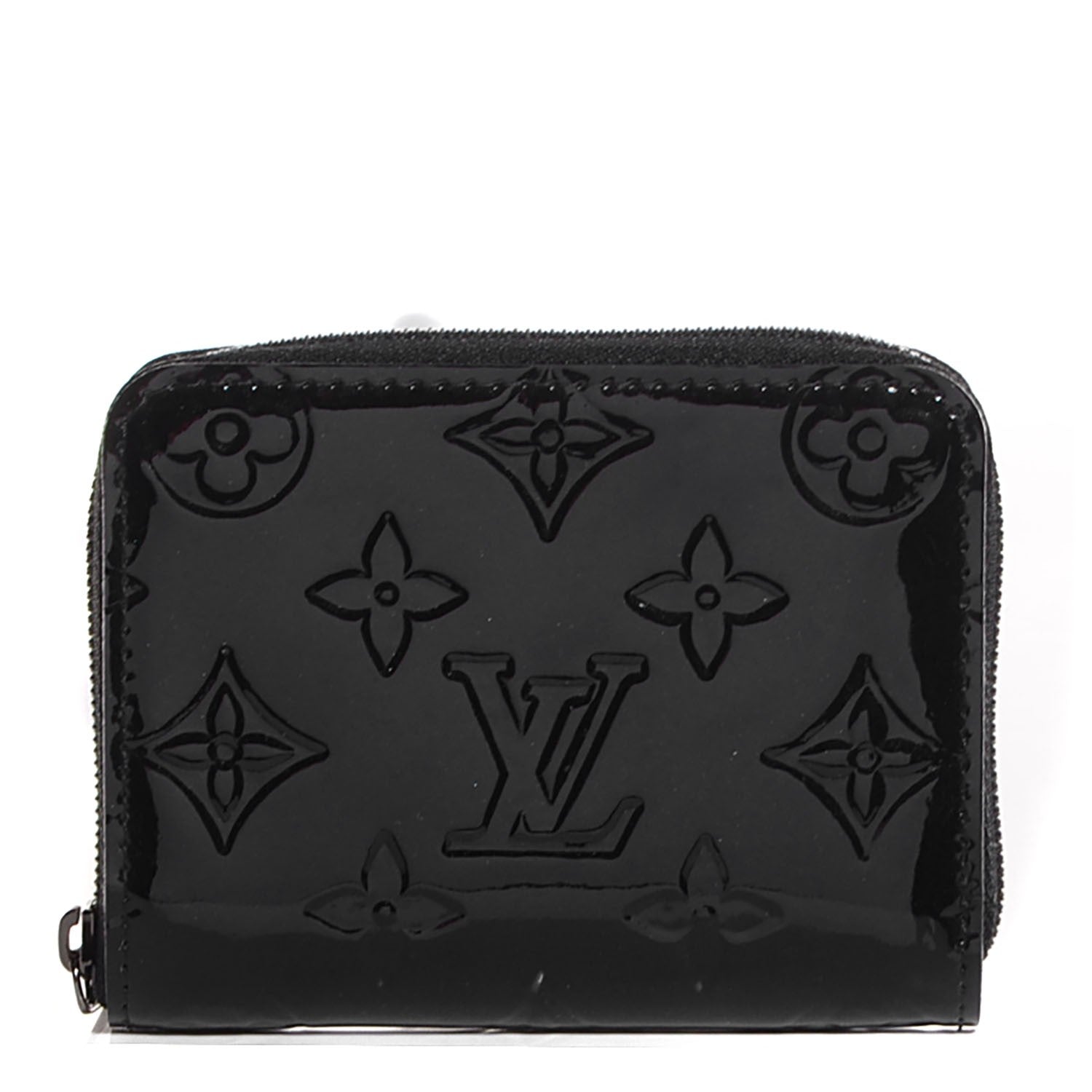 Louis Vuitton Vernis Zippy Coin Purse Wallet Noir Magnetique 1 of 7