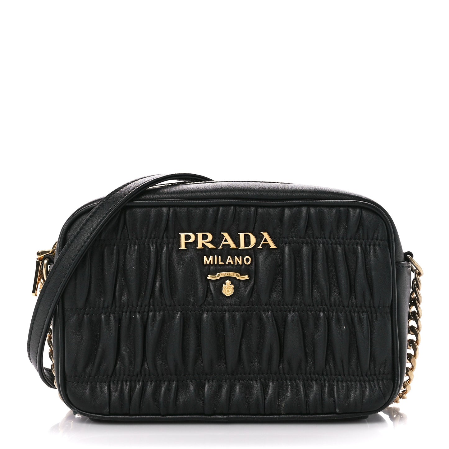 Nappa Gaufre Camera Bag Black