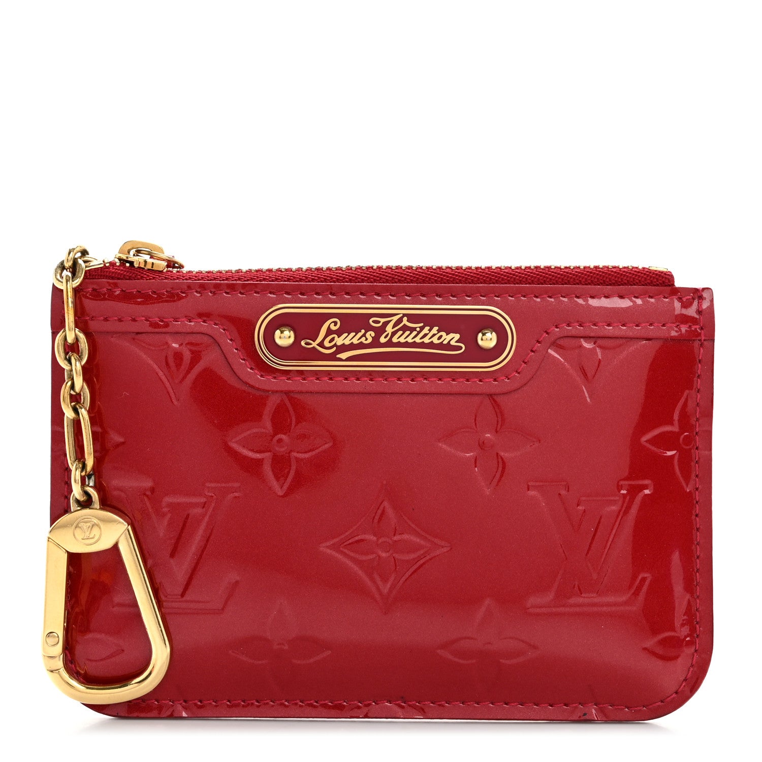 Louis Vuitton Vernis Key Pouch Pomme D'Amour 1 of 11