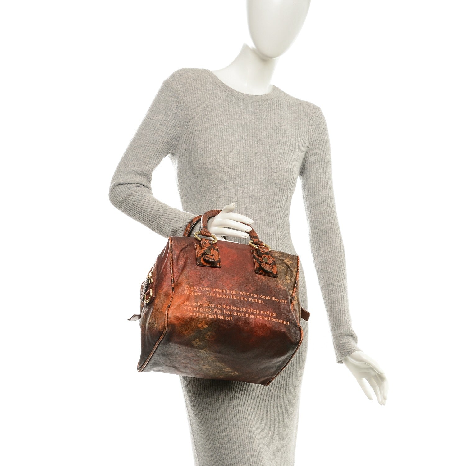 Louis Vuitton Monogram Karung Mancrazy Jokes Bag 2 of 6