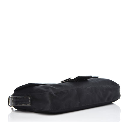 Fendi Satin Calfskin Baguette Black 4 of 9