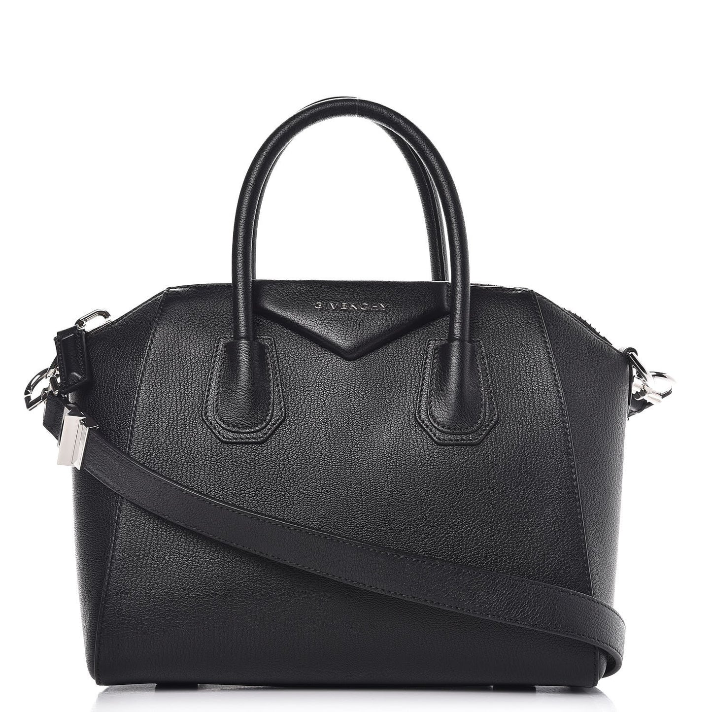 Sugar Goatskin Small Antigona Black