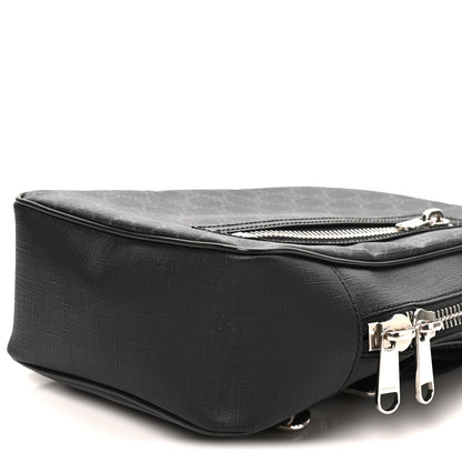 Gucci GG Supreme Monogram Web Belt Bag Black Grey 10 of 10