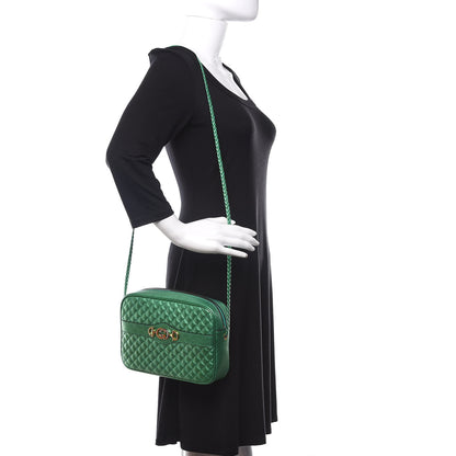 Gucci Laminated Nappa Trapuntata Small Zumi Shoulder Bag Jasmine Green 2 of 10