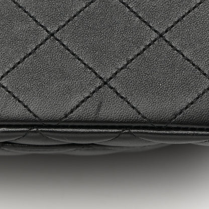 Chanel Lambskin Quilted Small Double Flap Black 13 of 14