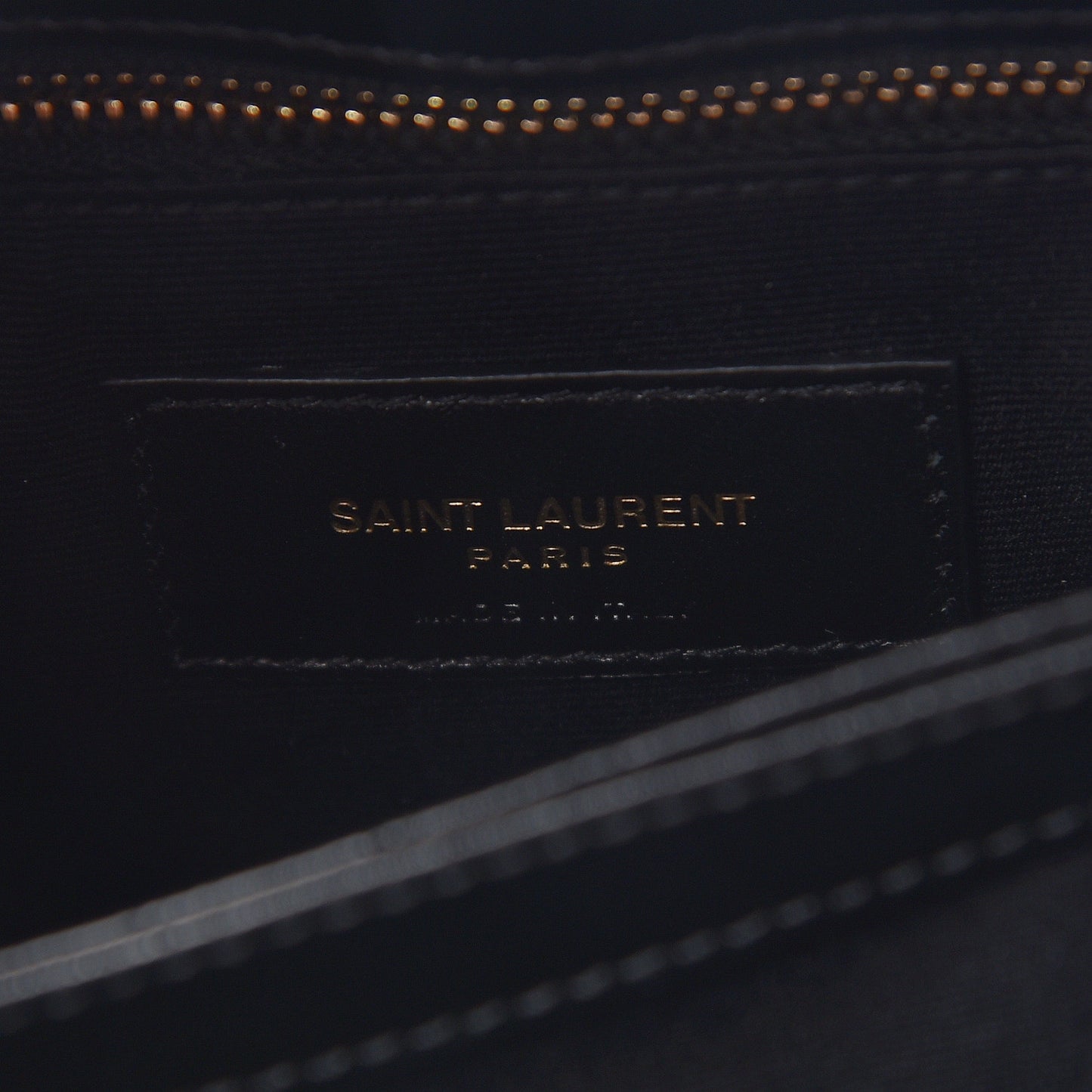 Calfskin Y Quilted Monogram Toy Loulou Crossbody Bag Black