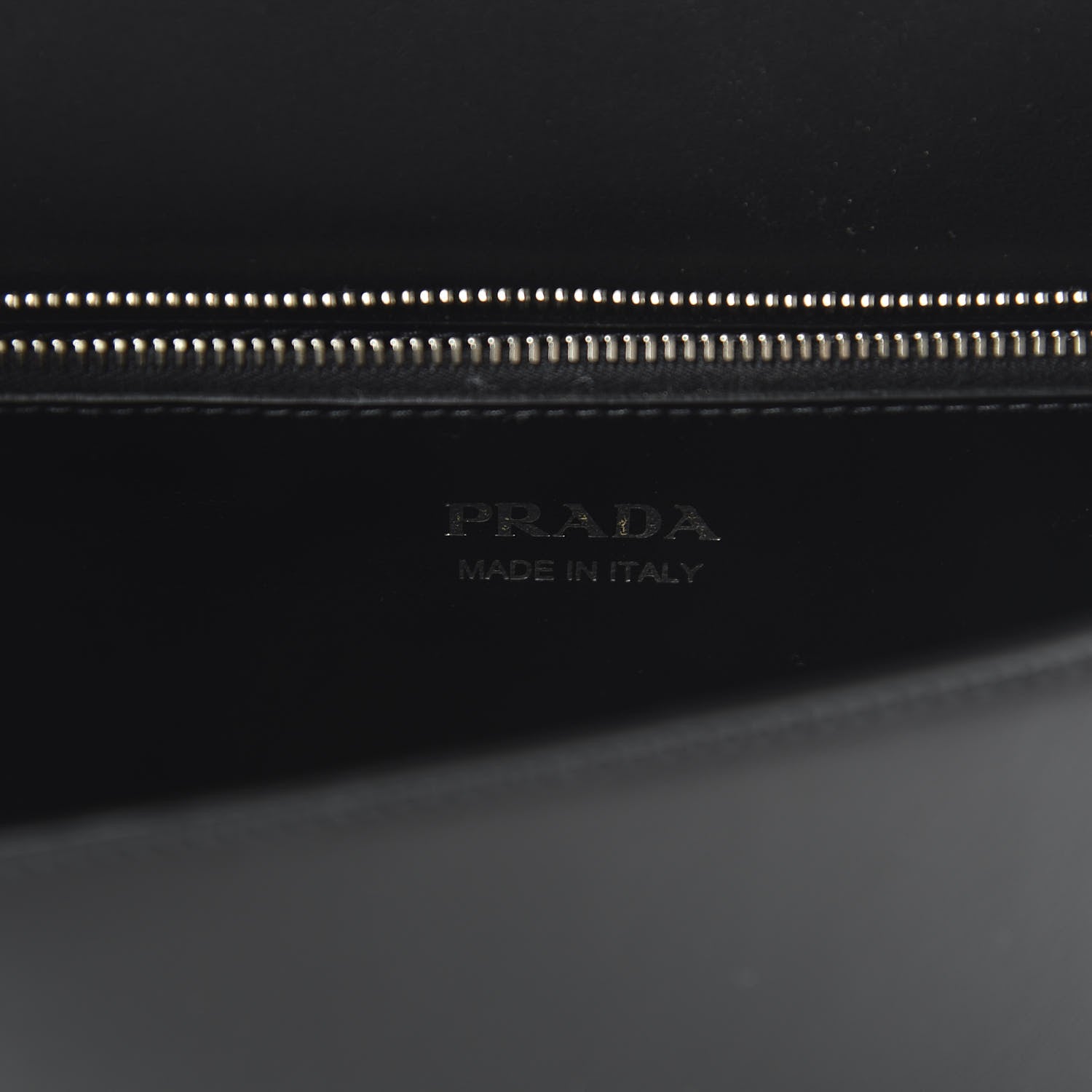 Prada Saffiano City Calfskin Studded Large Elektra Shoulder Bag Black Fuoco 8 of 9