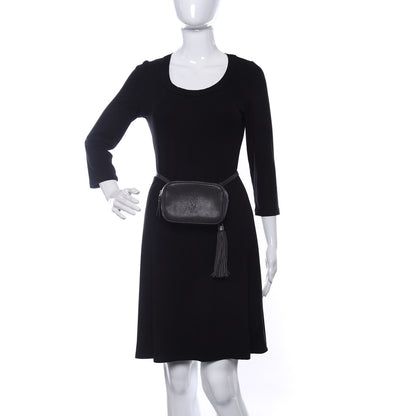 Saint Laurent Lambskin Monogram Lou Belt Bag Asphalt 2 of 11