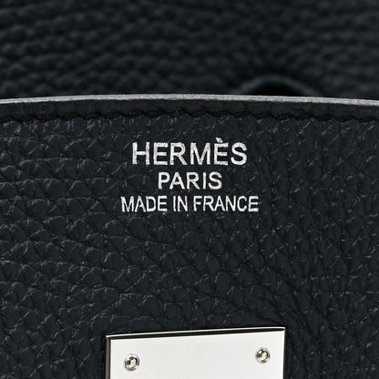 Hermes Togo Birkin 35 Bleu Obscur 6 of 12