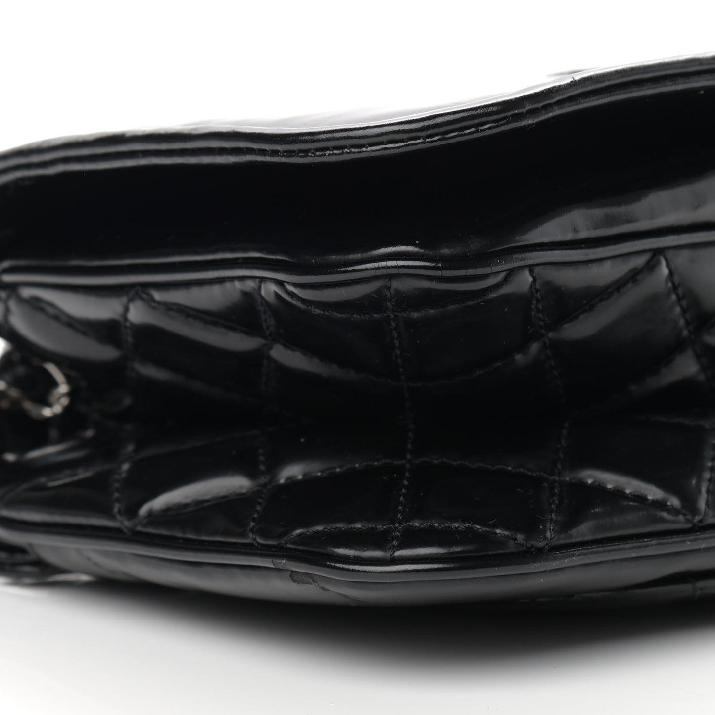 Vinyl Small Lipstick Flap Black