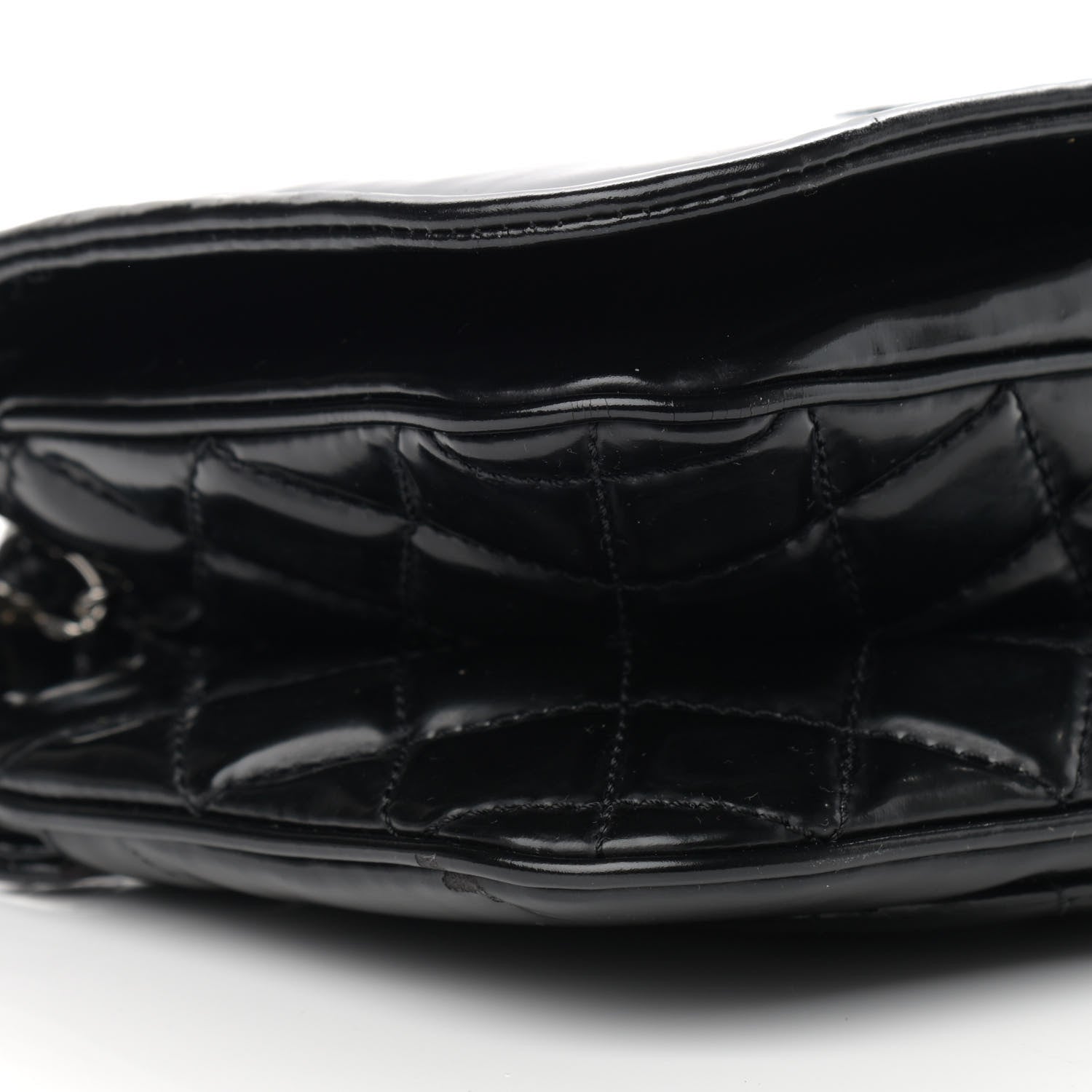 Chanel Vinyl Small Lipstick Flap Black 8 of 15