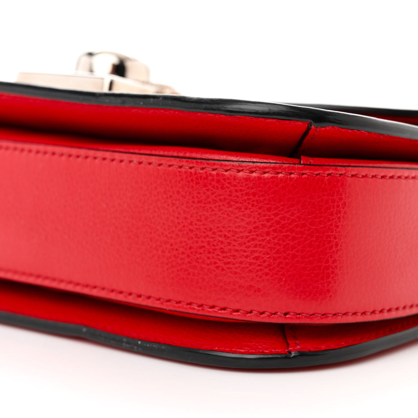 Glace Calfskin Arcade Crossbody Bag Lacca
