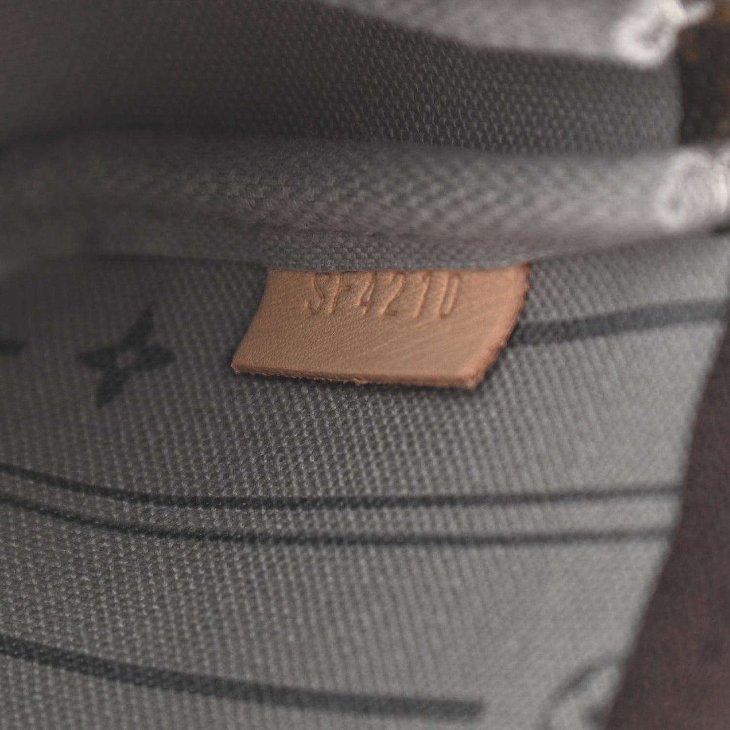 Monogram My LV Heritage Mini Pochette Accessories Grey Ivory