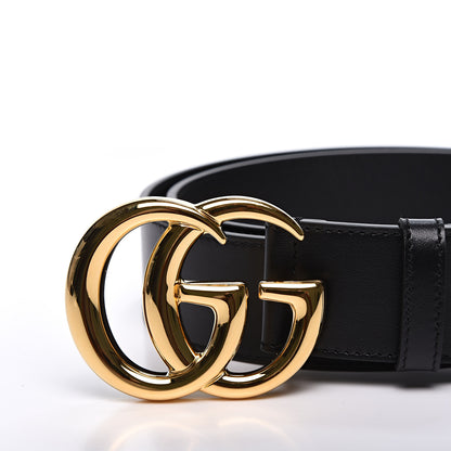 Gucci Plutone Calfskin Double G 40mm Belt 95 38 Black 2 of 3