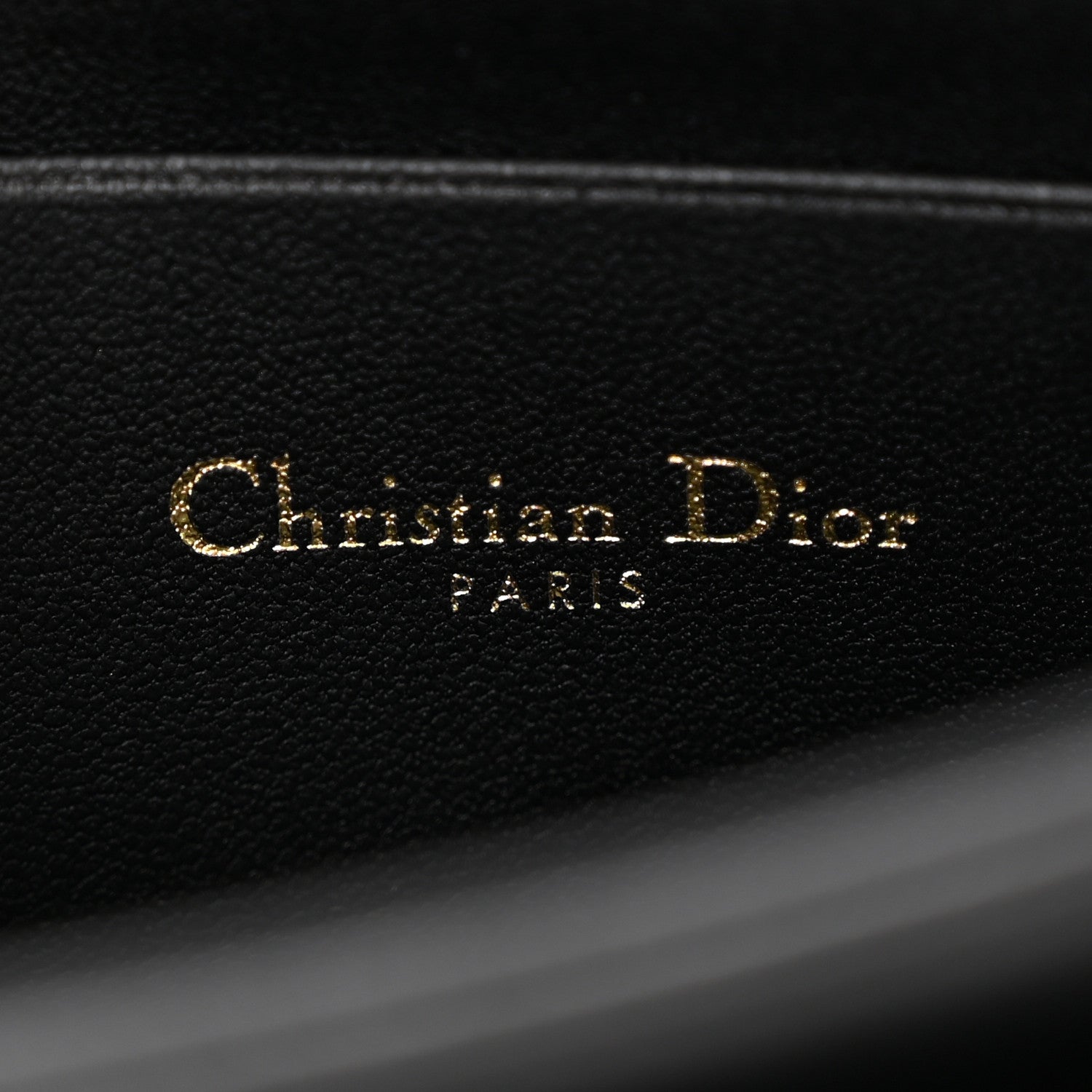 Christian Dior Lambskin Lady Dior Top Handle Clutch Black 6 of 13