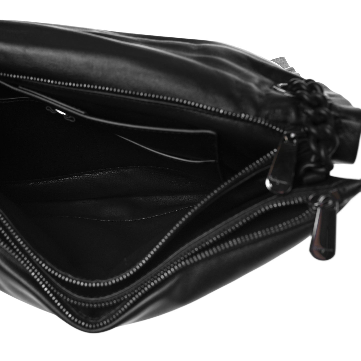 Calfskin Medium Viva Bow Shoulder Bag Black