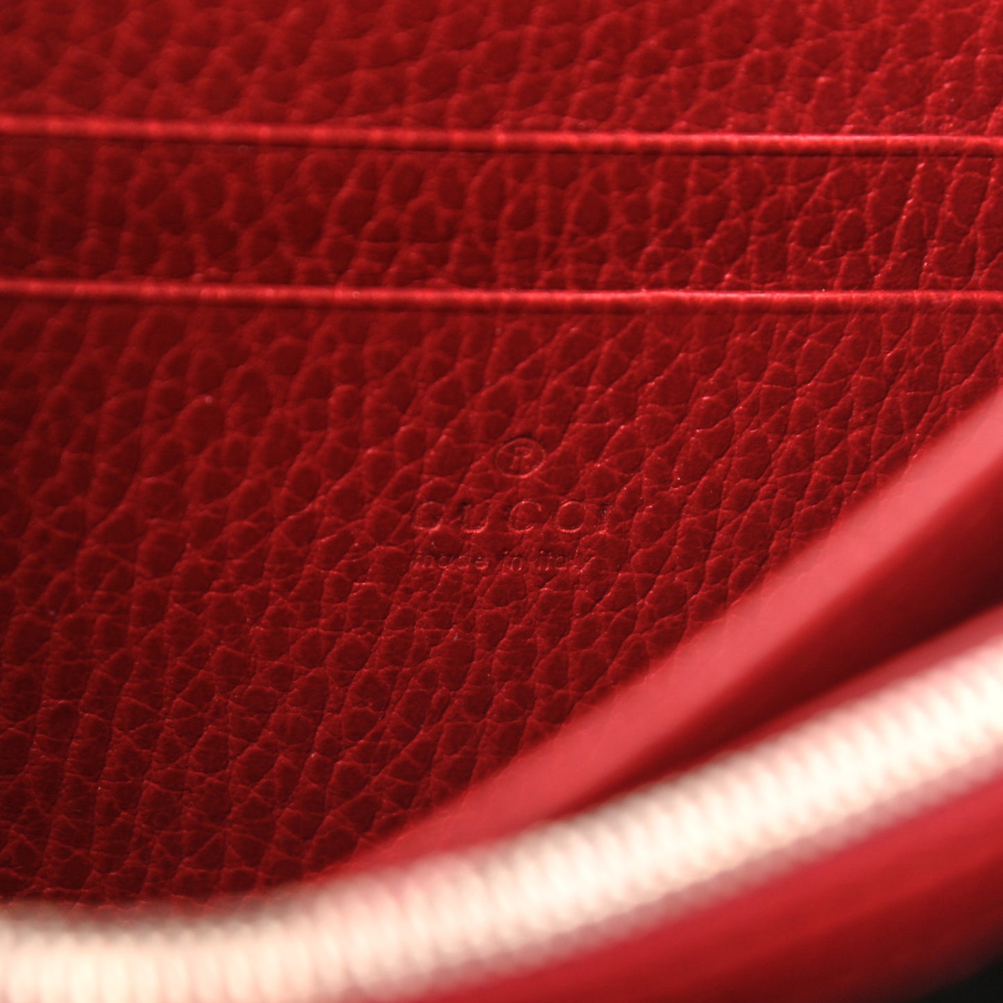 Calfskin Mini Dionysus Chain Wallet Hibiscus Red