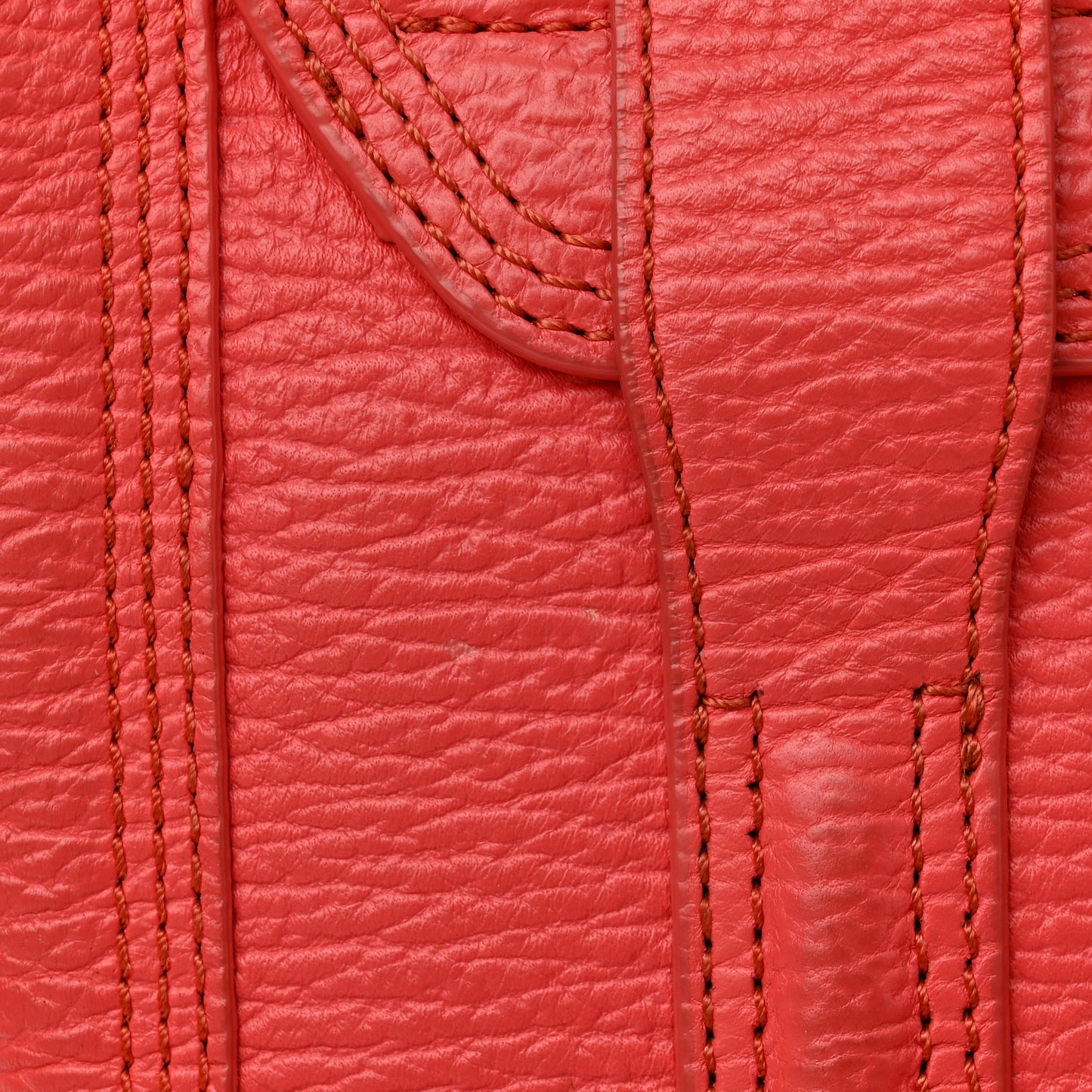 Textured Calfskin Mini Pashli Satchel Raspberry