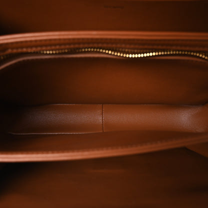 Celine Triomphe Canvas Calfskin Medium Triomphe Bag Tan 5 of 10
