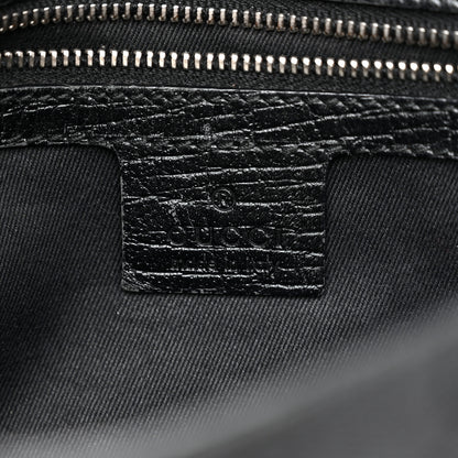 Gucci Monogram Horsebit Chain Flap Shoulder Bag Black 6 of 18