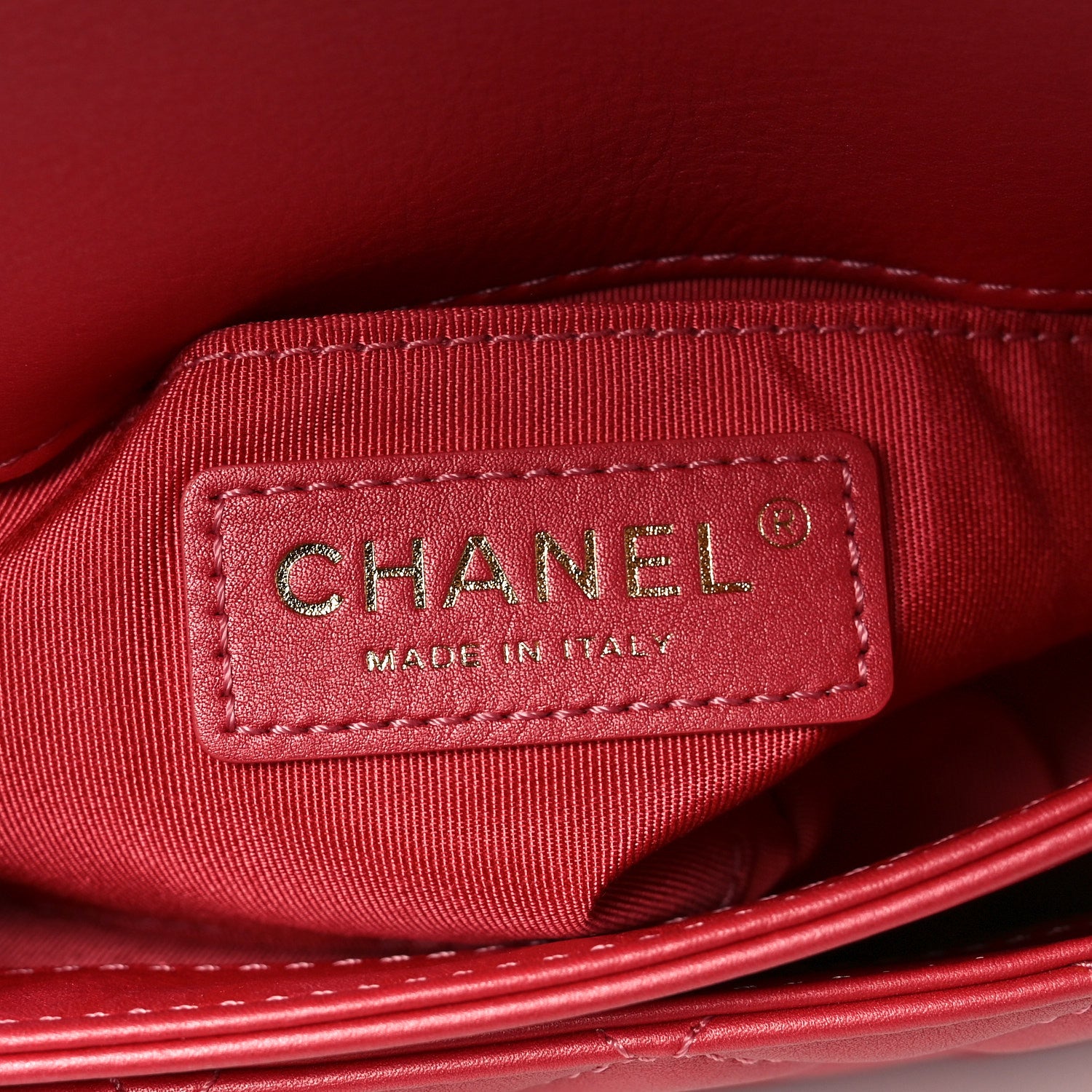 Chanel Calfskin Quilted Top Handle Flap Dark Pink 1881972 Chanel Calfskin Quilted Top Handle Flap Dark Pink 1881972