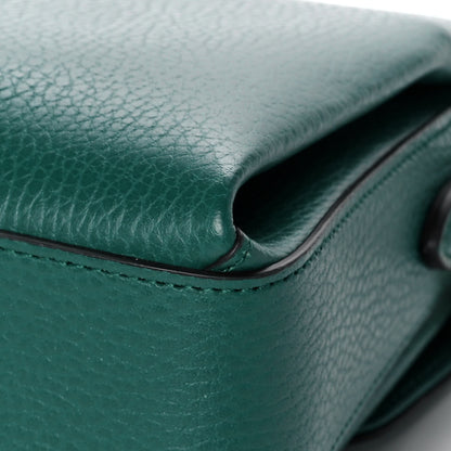 Gucci Dollar Calfskin Interlocking G Crossbody Bag Emerald 12 of 12