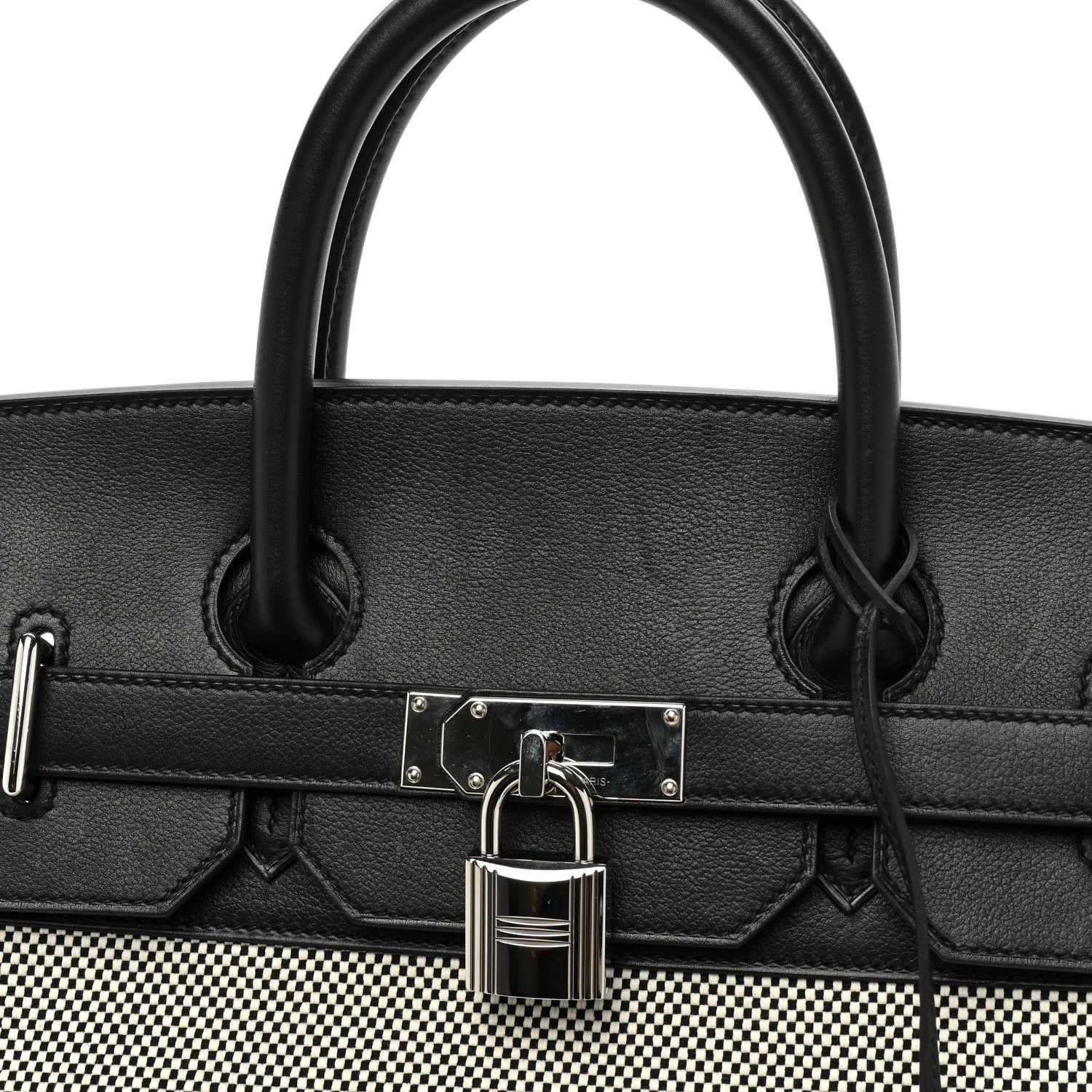 Hermes Hunter Criss Viking Evercolor HAC Birkin 40 Ecru Black 13 of 13