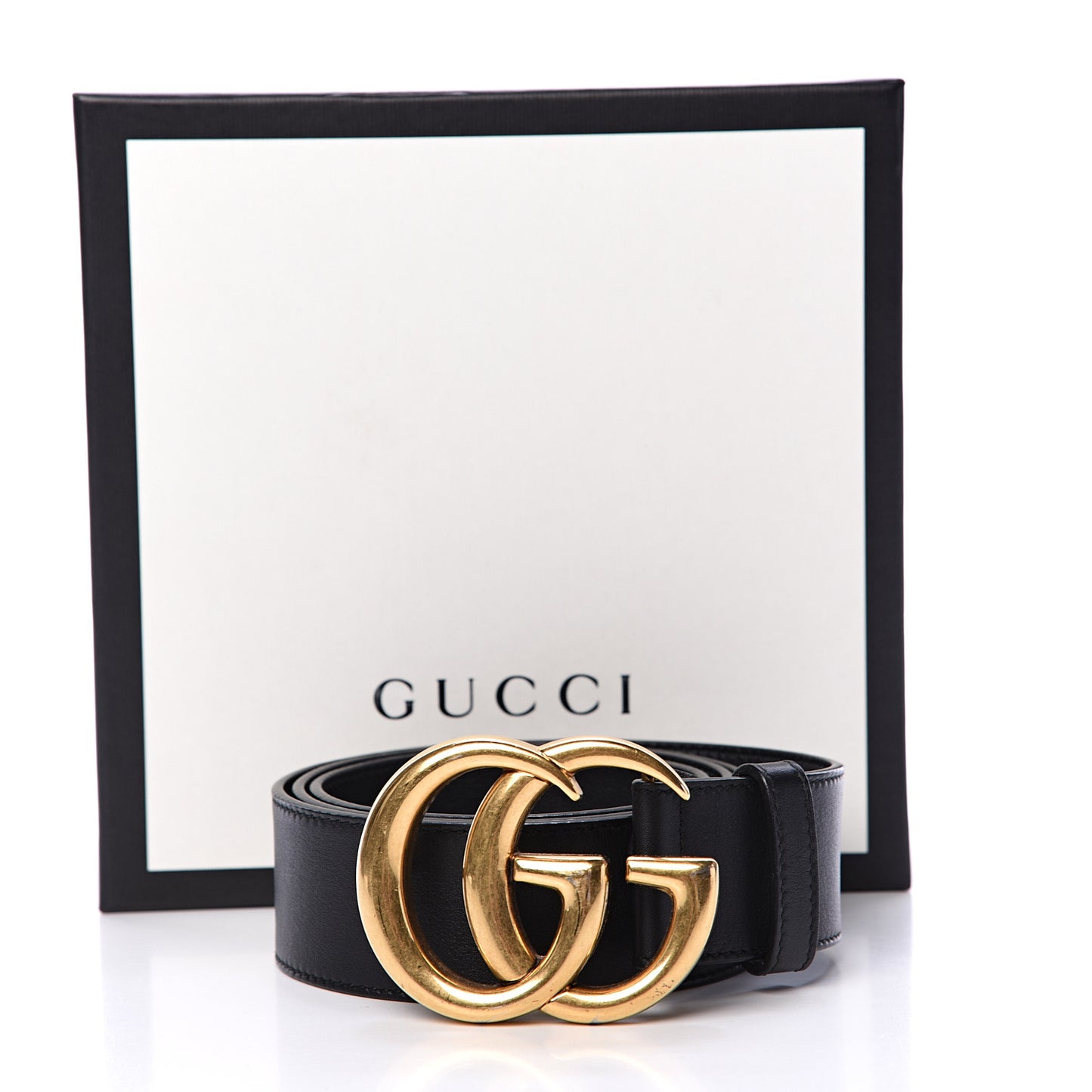 Calfskin Double G 40mm Belt 90 36 Black