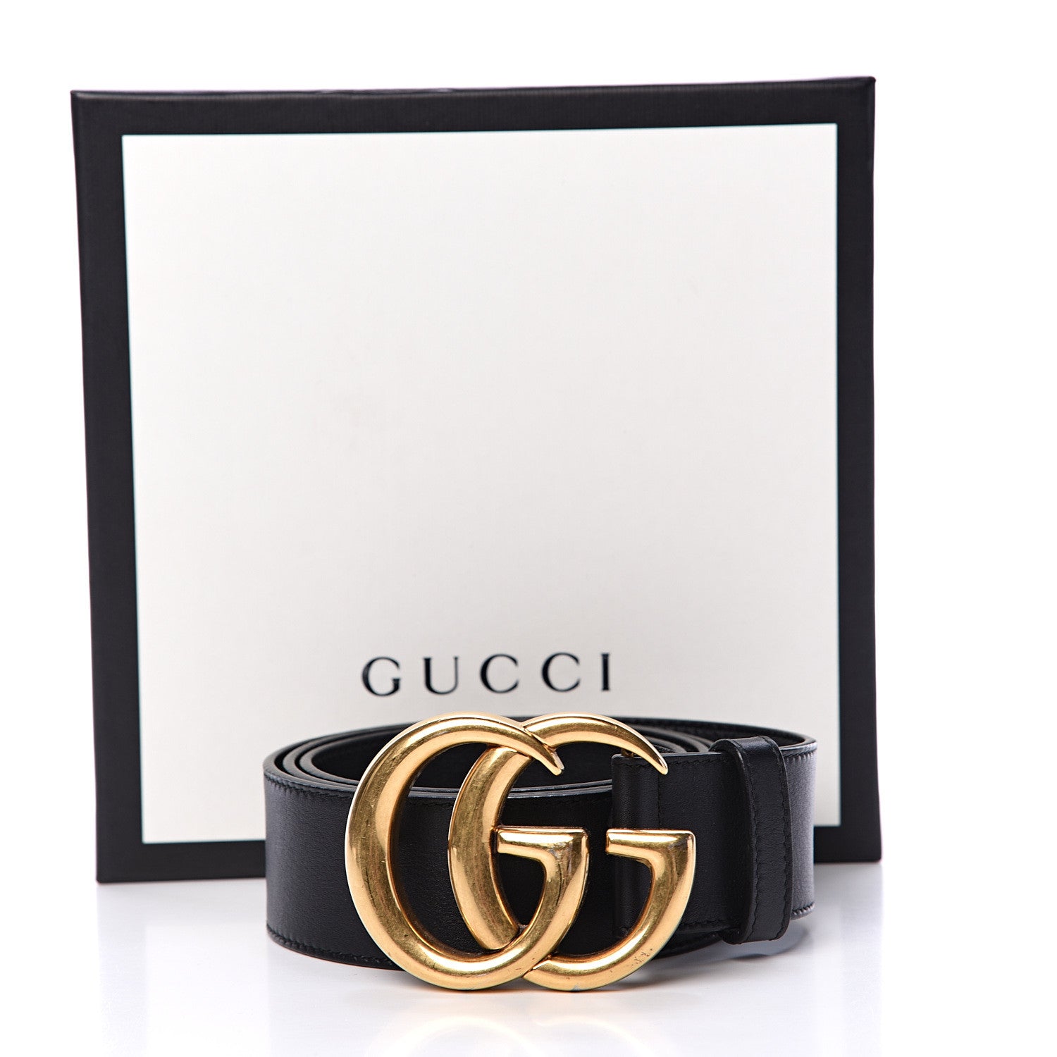 Gucci Calfskin Double G 40mm Belt 90 36 Black 7 of 7