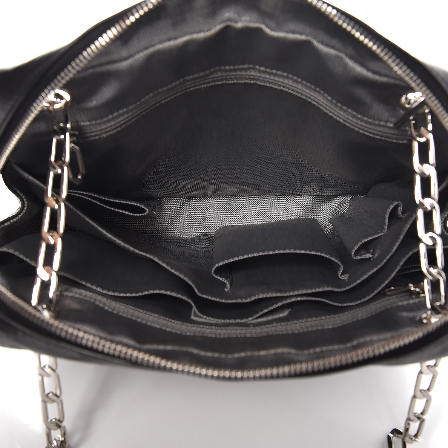 Chanel Lambskin Vertical Quilted Mademoiselle Small Camera Case Black 5 of 8