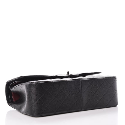 Chanel Caviar Quilted Jumbo Double Flap Black 4 of 9