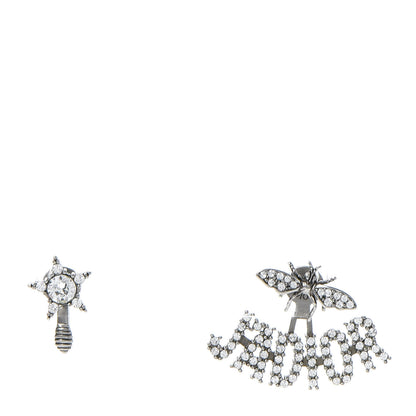 Christian Dior Palladium Crystal J'adior Earrings 1 of 5