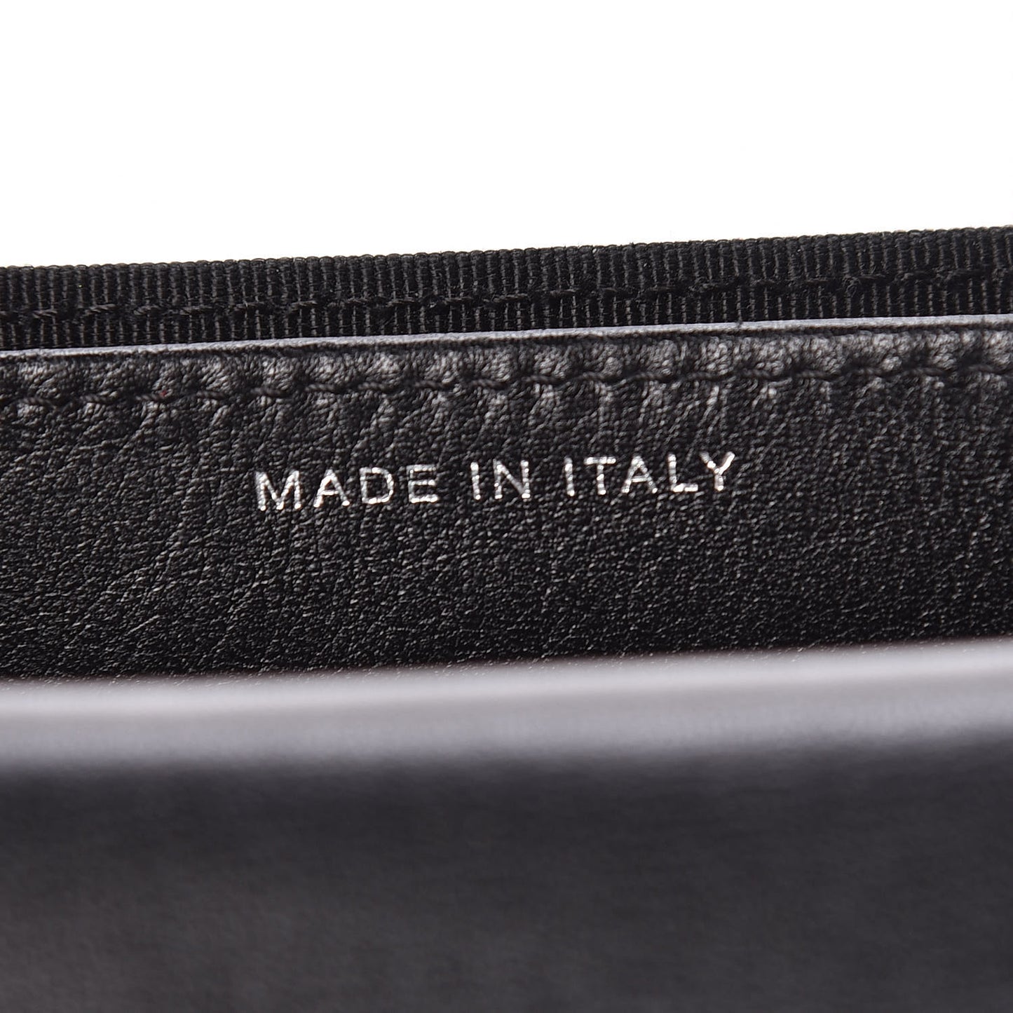 Patent Quilted Flap Card Holder Wallet Black