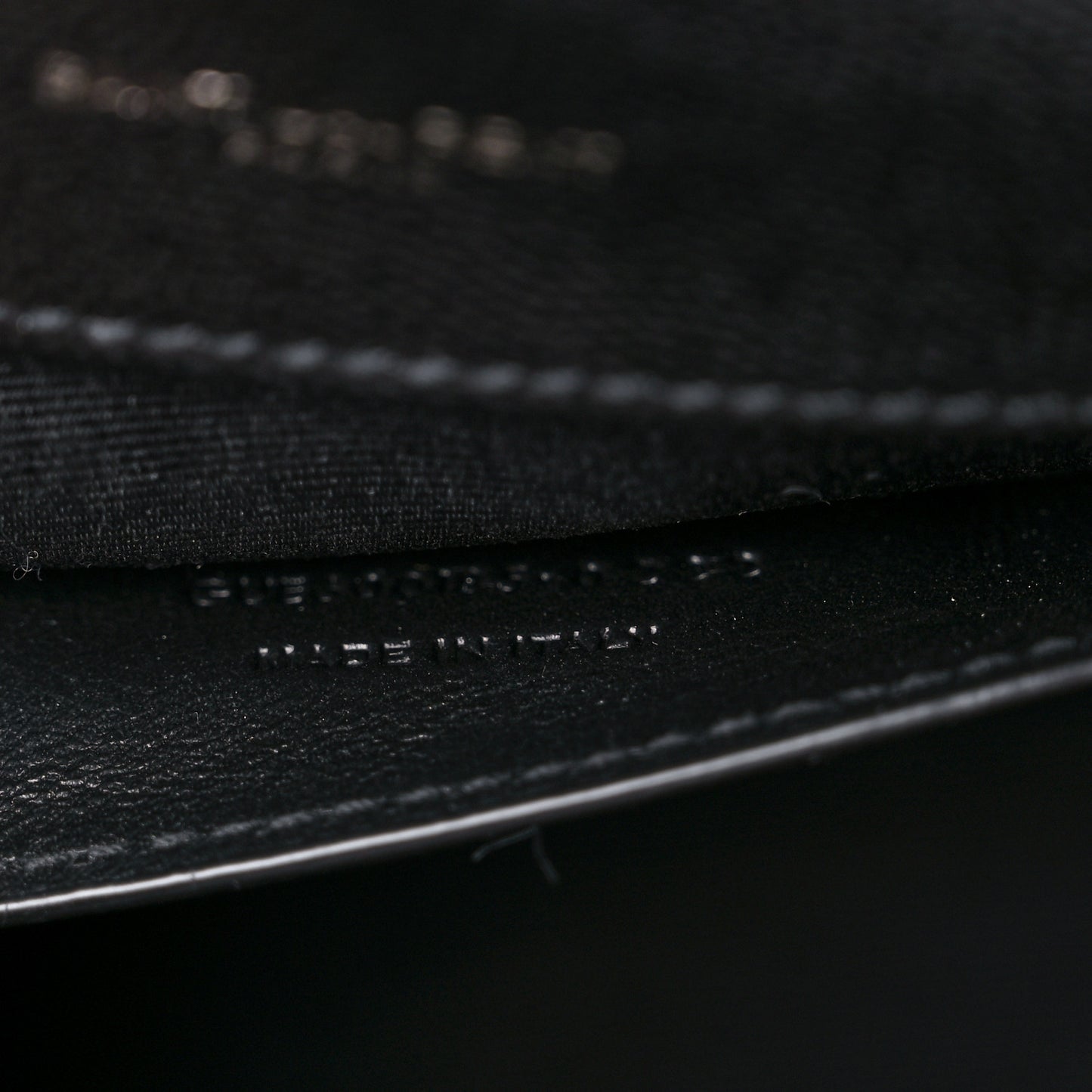 Grain De Poudre Textured Mixed Matelasse Triquilt Medium Monogram Satchel Black