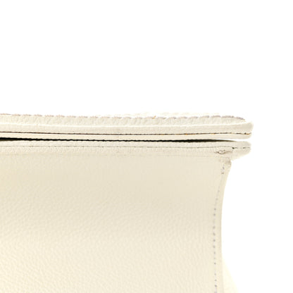 Christian Dior Grained Calfskin Perforated Diorama Flap Bag Latte 14 of 19