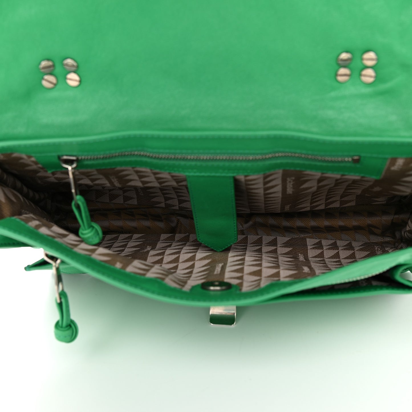Lambskin Medium PS1 Satchel Aloe