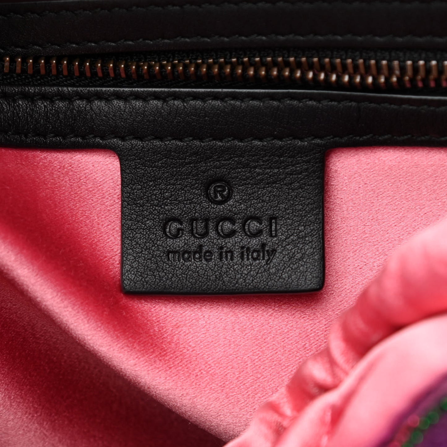 Brocade Web Small Double Buckle Backpack Multicolor