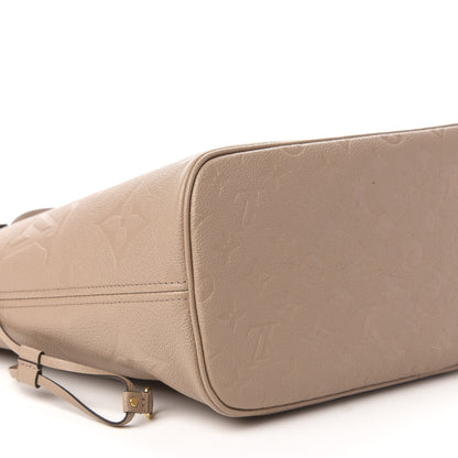 Louis Vuitton Empreinte Monogram Giant Neverfull MM Tourterelle 6 of 9