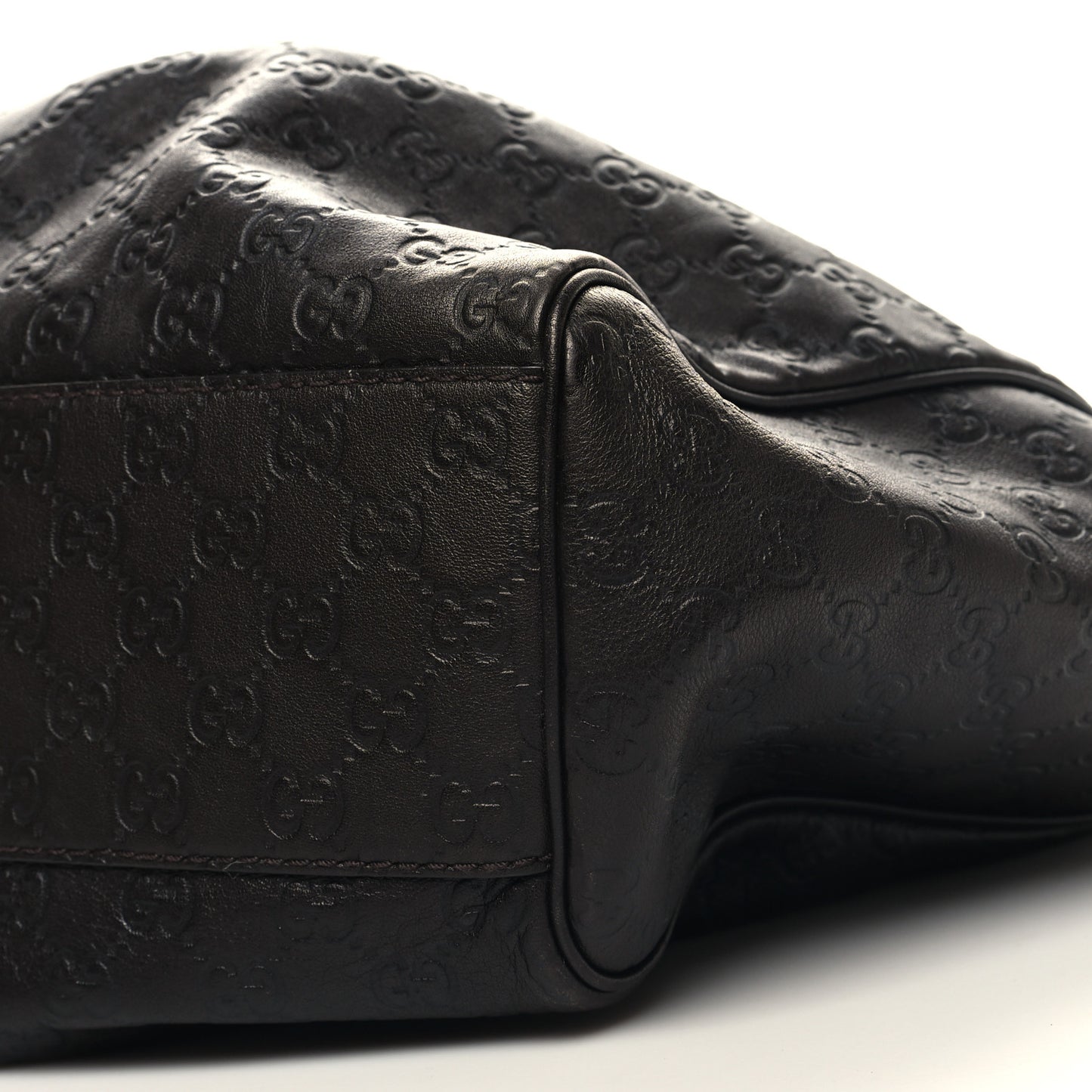 Guccissima Vitello Tender Large Sukey Tote Testa di Moro