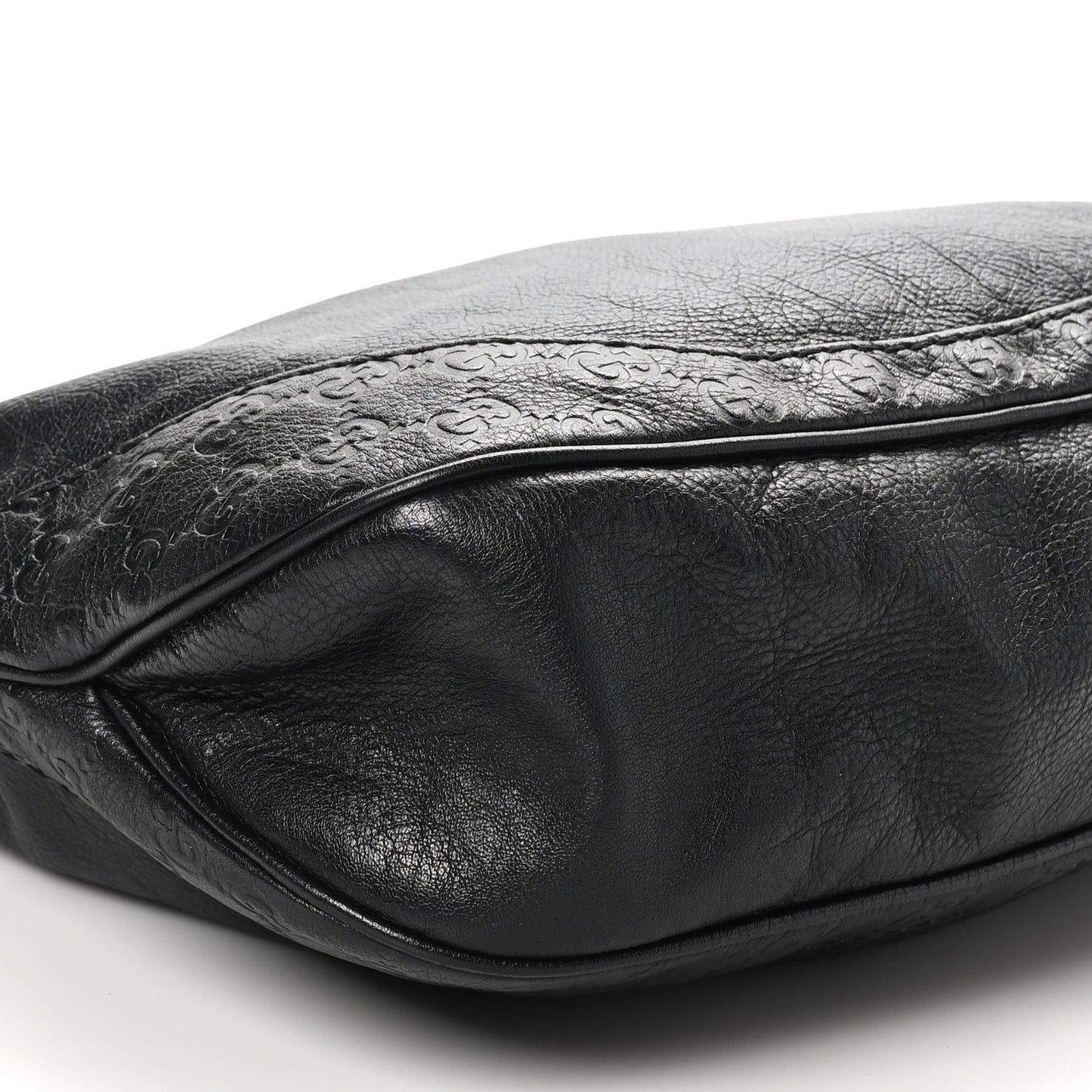 Guccissima Medium Charlotte Hobo Black