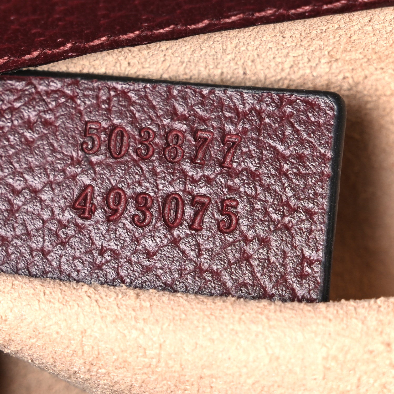 Gucci Calfskin GG Web Small Ophidia Chain Shoulder Bag Vintage Bordeaux 7 of 11