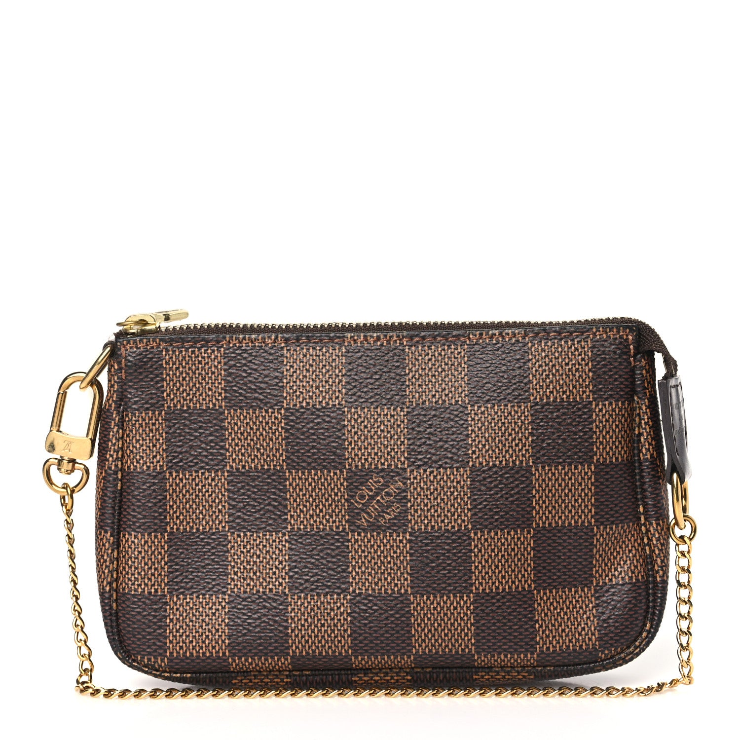 Louis Vuitton Damier Ebene Mini Pochette Accessories 1 of 9