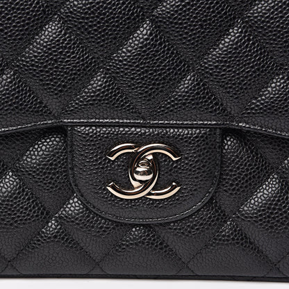 Chanel Caviar Quilted Maxi Double Flap Black 10 of 15