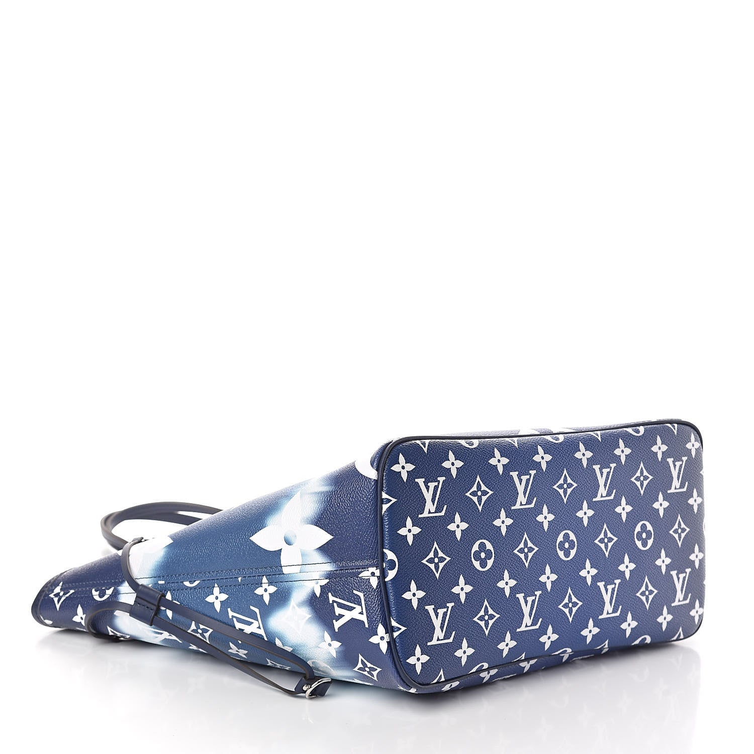 Louis Vuitton Monogram Escale Neverfull MM Blue 4 of 10