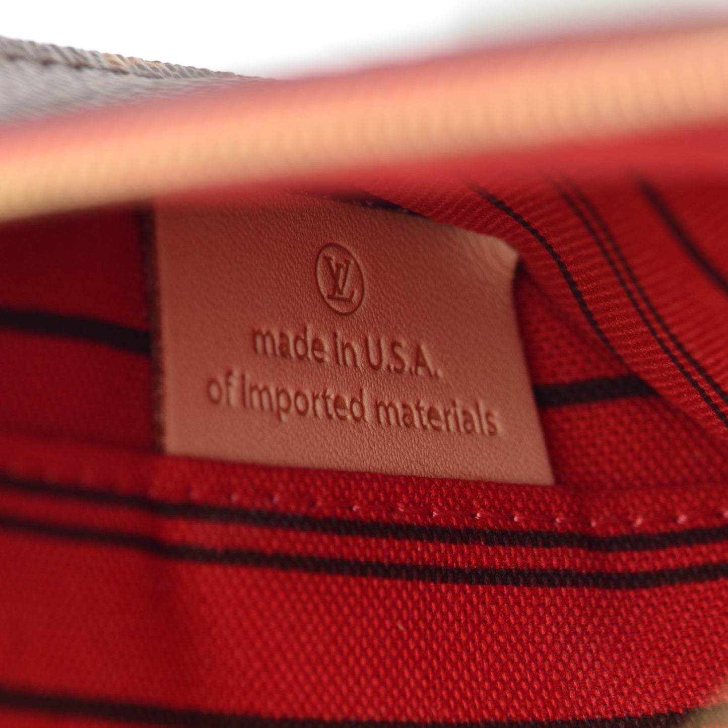 Monogram Neverfull MM GM Pochette Cherry